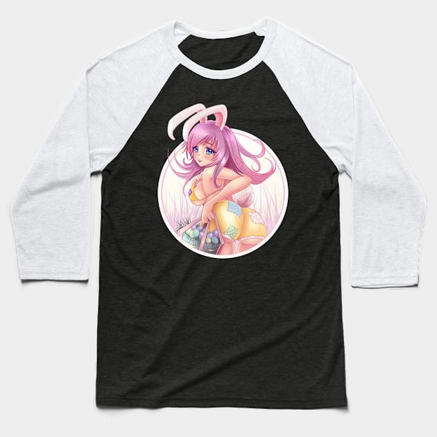 Anime Bunny - Ester Baseball T-Shirt by poolboy